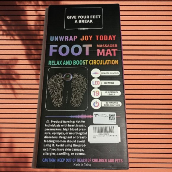 EMS Foldable Foot Massager Mat for Muscles Relaxation, Pain Relief (New in Box) - Picture 2 of 9